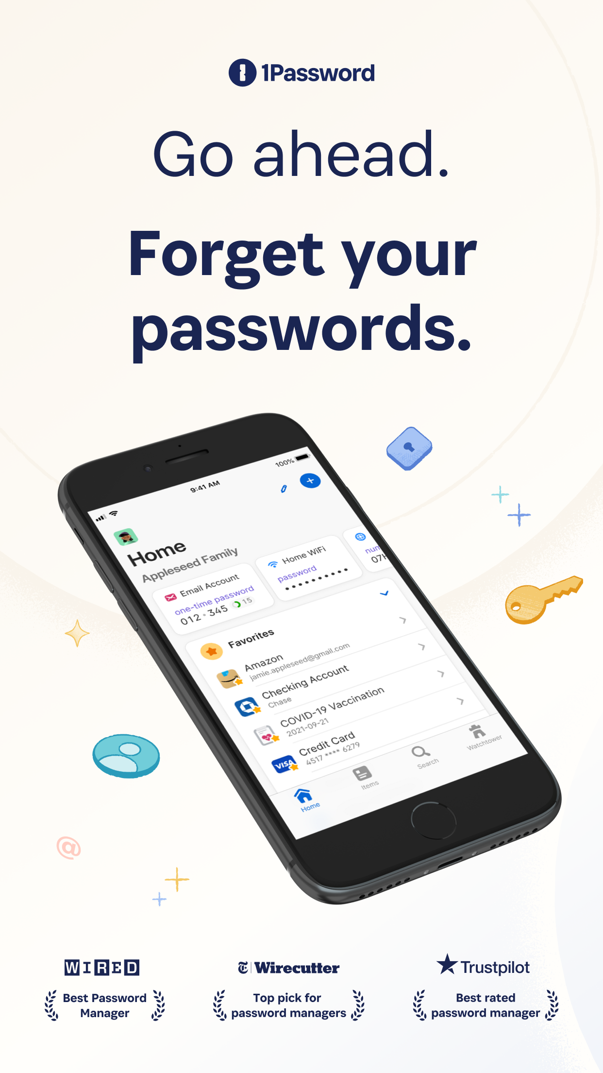 1Password screenshot 1