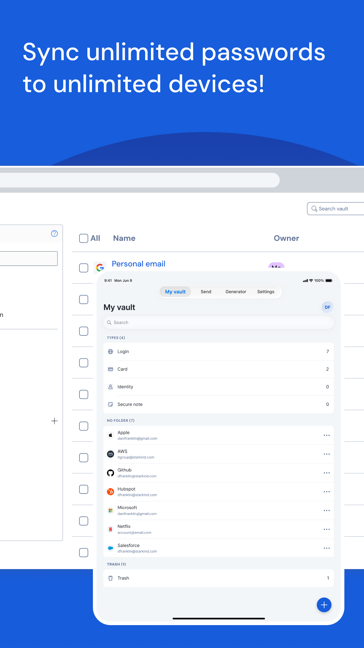 Bitwarden screenshot 2