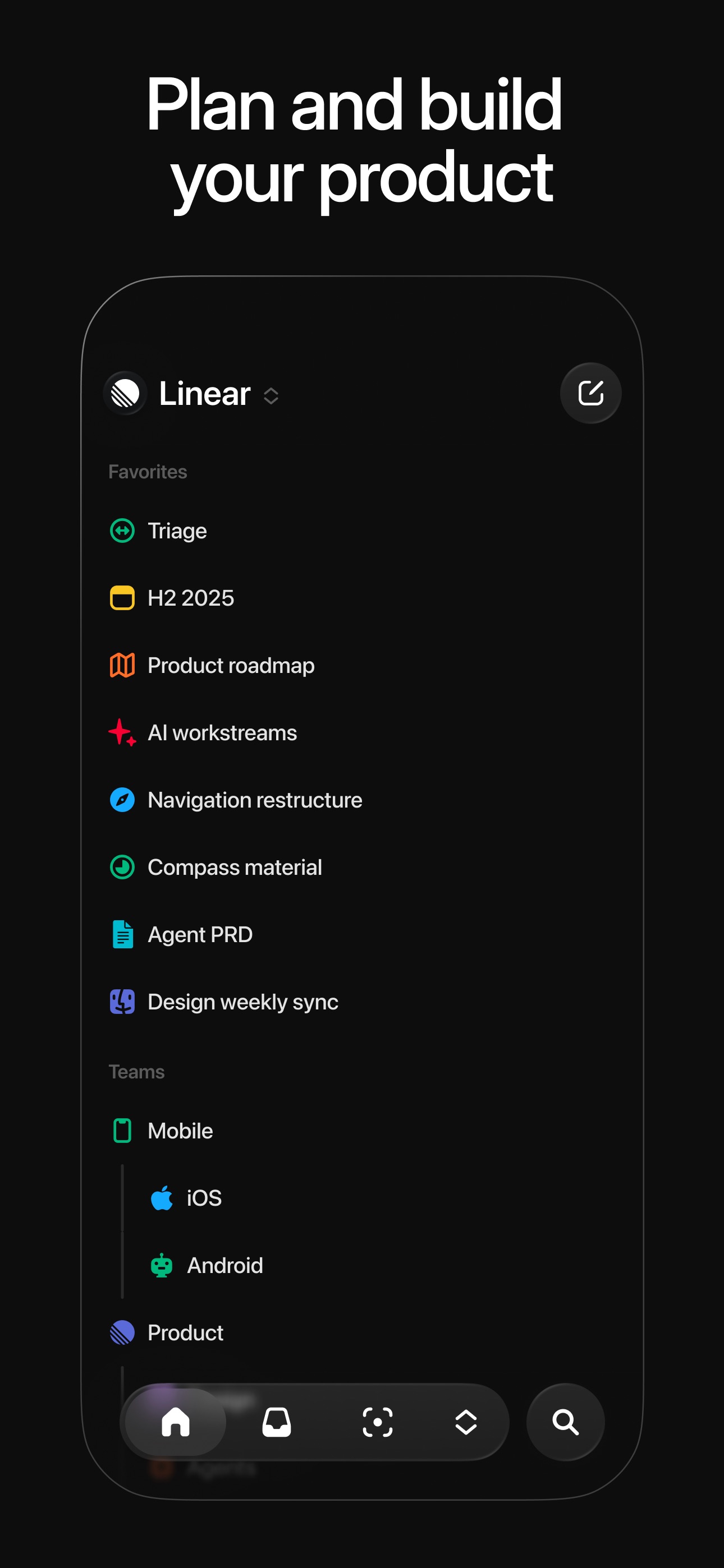 Linear screenshot 1