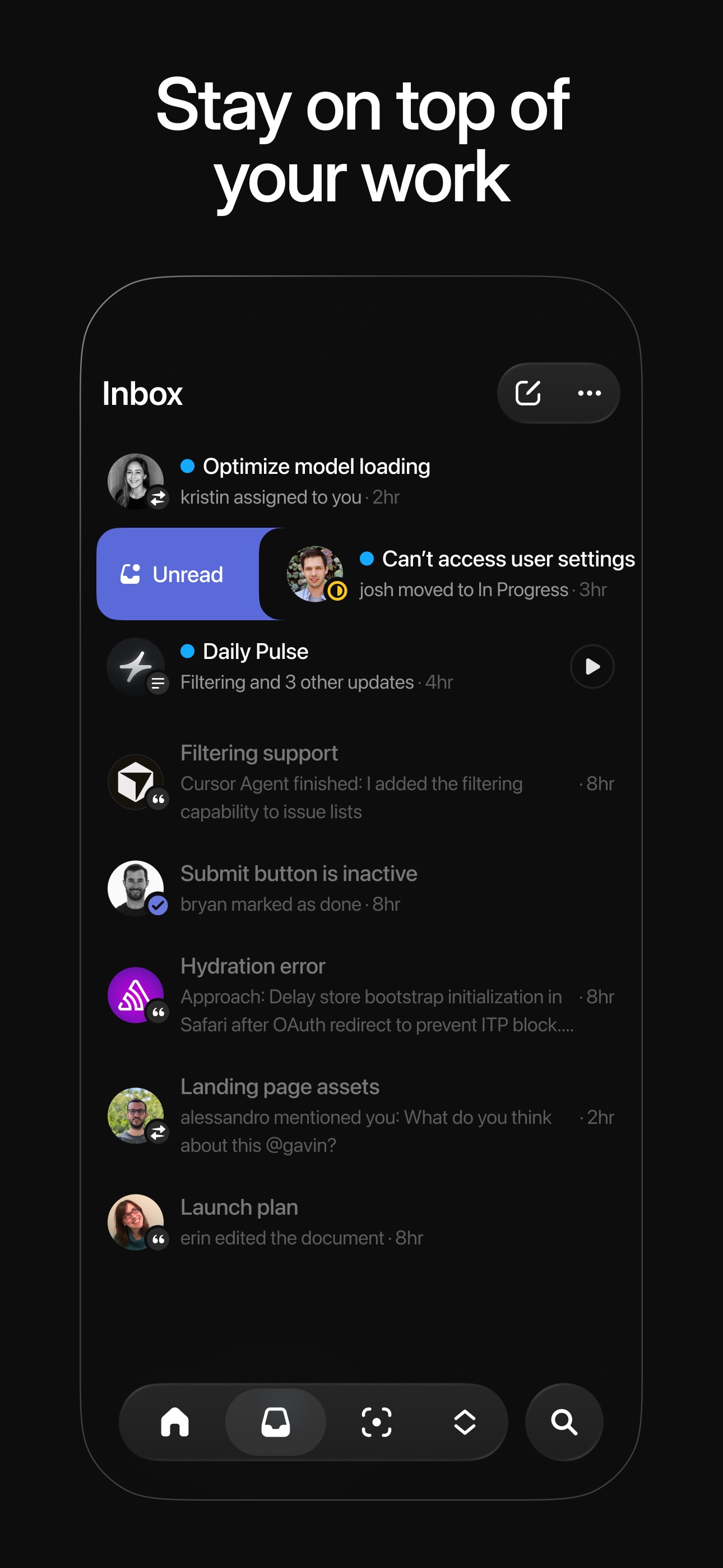 Linear screenshot 2