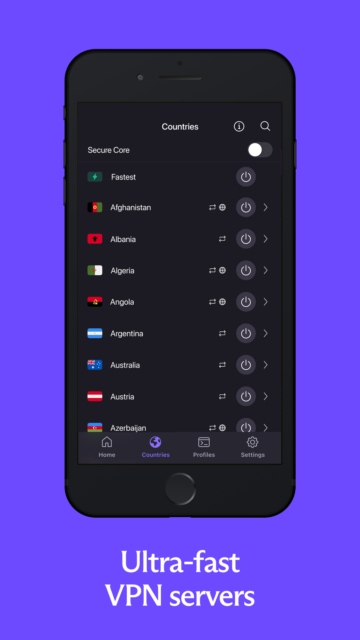 ProtonVPN screenshot 3