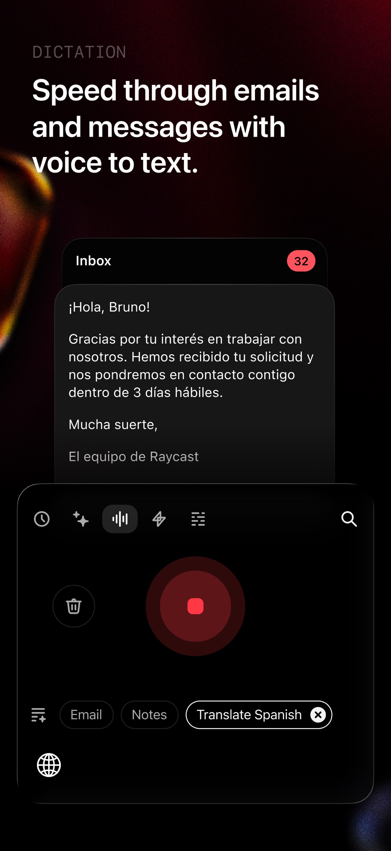 Raycast screenshot 3